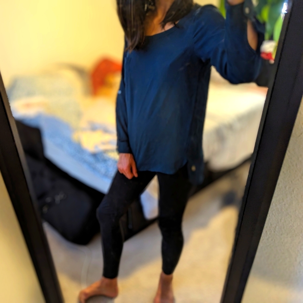 Dark Green Blouse